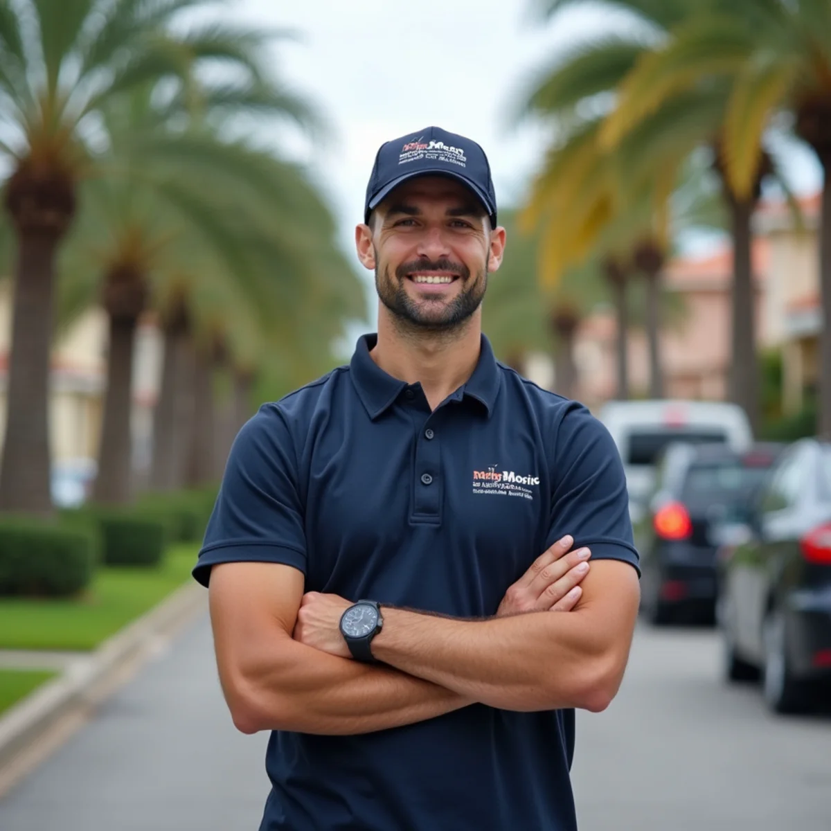 Residential neighborhood streets and architecture in Tamarac Florida